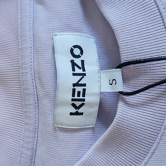 NWT Kenzo Boxy Oversized Lilac T-shirt Size S - Picture 4 of 8